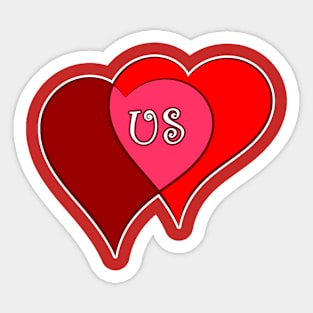 Us (Red) Sticker